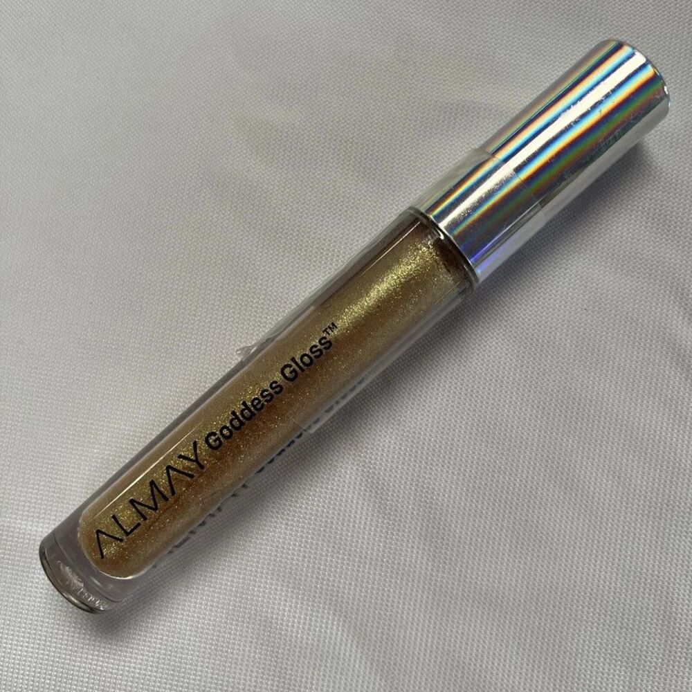 Almay Lip Gloss Goddess Moisturizing Holographic Hypoallergenic 500 Cosmic Gold